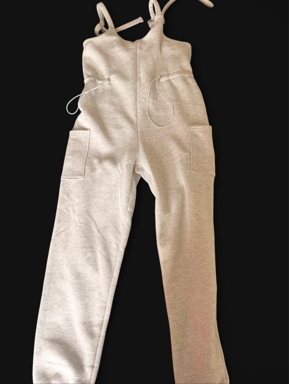 Fashion NOVA Grey Cotton Jumpsuit